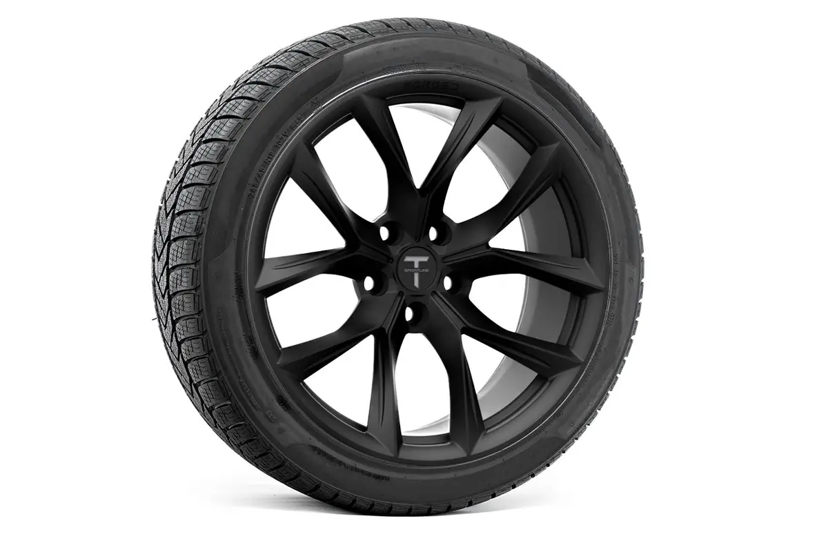 Tssf 19" Tesla Model S Long Range & Plaid Wheel And Winter Tire Package (Set Of 4) 1