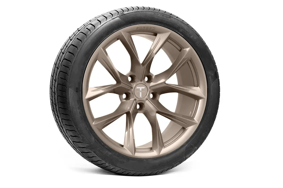 Tssf 20" Tesla Model S Long Range & Plaid Wheel And Tire Package (Set Of 4) 10
