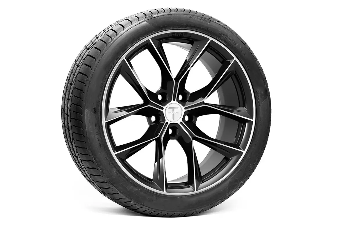 Tssf 20" Tesla Model S Long Range & Plaid Wheel And Tire Package (Set Of 4) 31