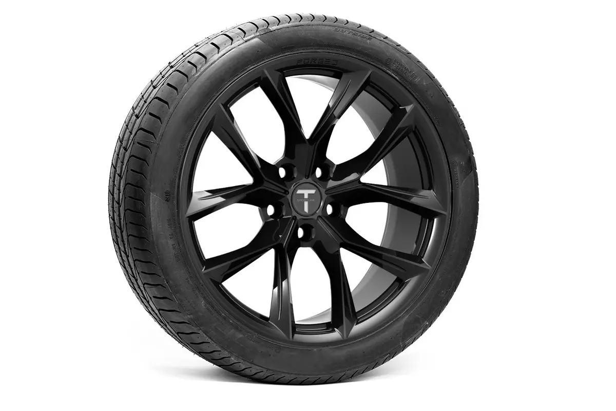 Tssf 20" Tesla Model S Long Range & Plaid Wheel And Tire Package (Set Of 4) 7