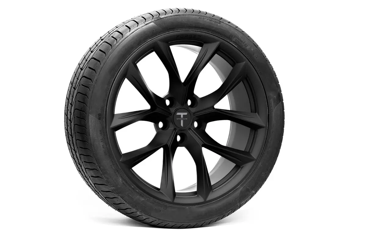 Tssf 20" Tesla Model S Long Range & Plaid Wheel And Tire Package (Set Of 4) 1
