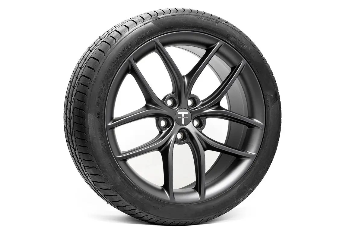 Ts5 20" Tesla Model S Long Range & Plaid Replacement Wheel And Tire 1