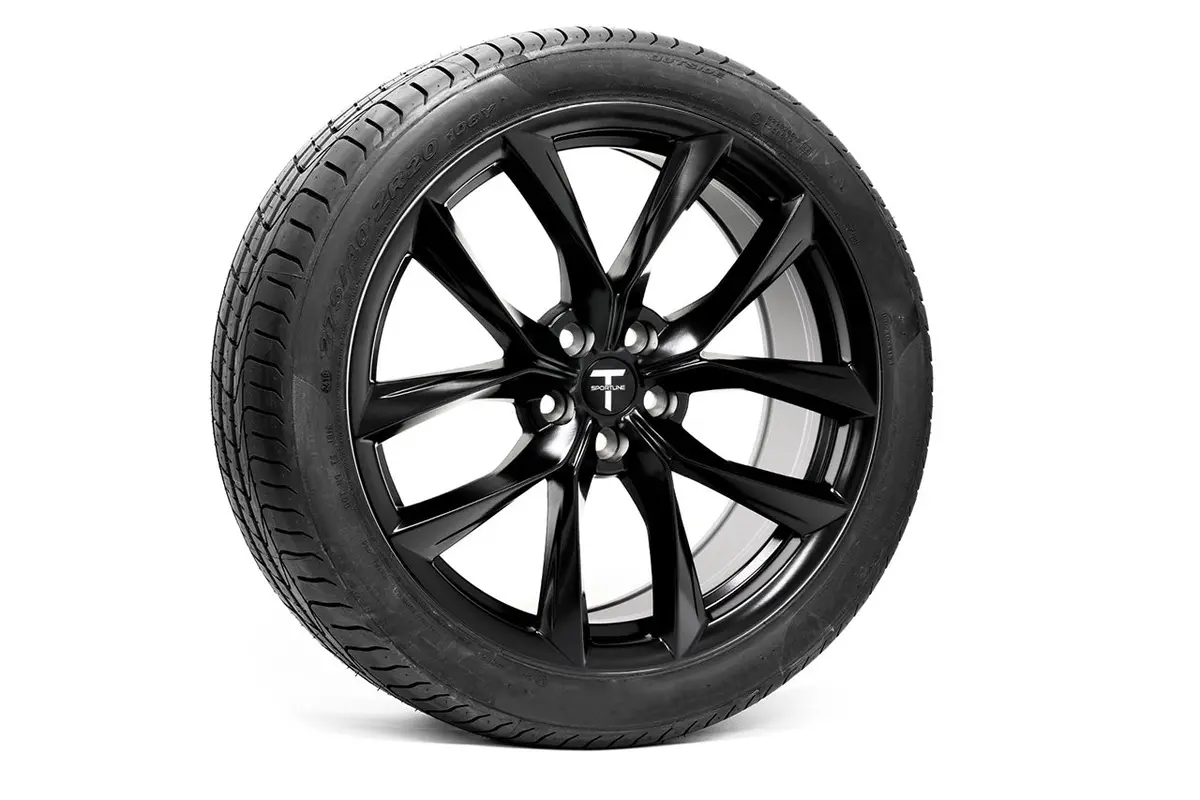 Tss 20" Tesla Model S Long Range & Plaid Replacement Wheel And Tire 1