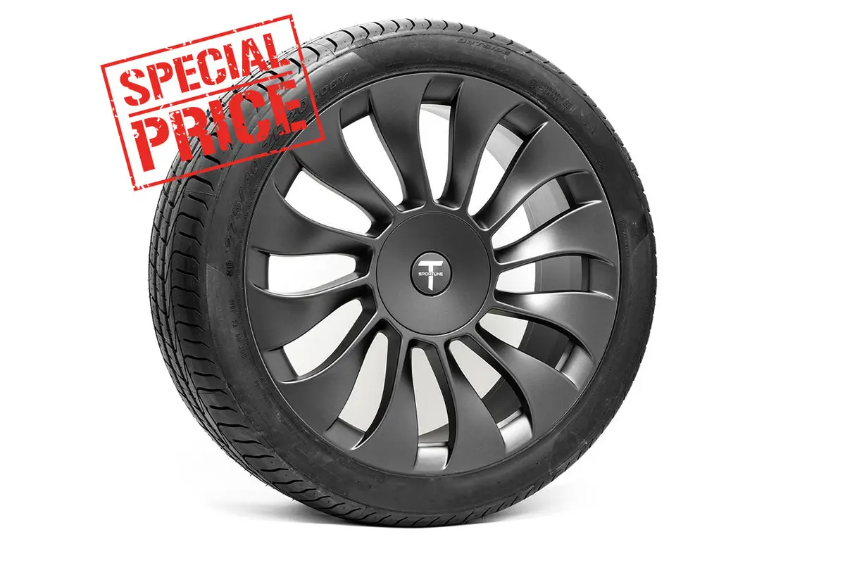 Tesla Model S Tsv 20" Wheel And Tire Package (Set Of 4) Overstock Blowout Special! 1