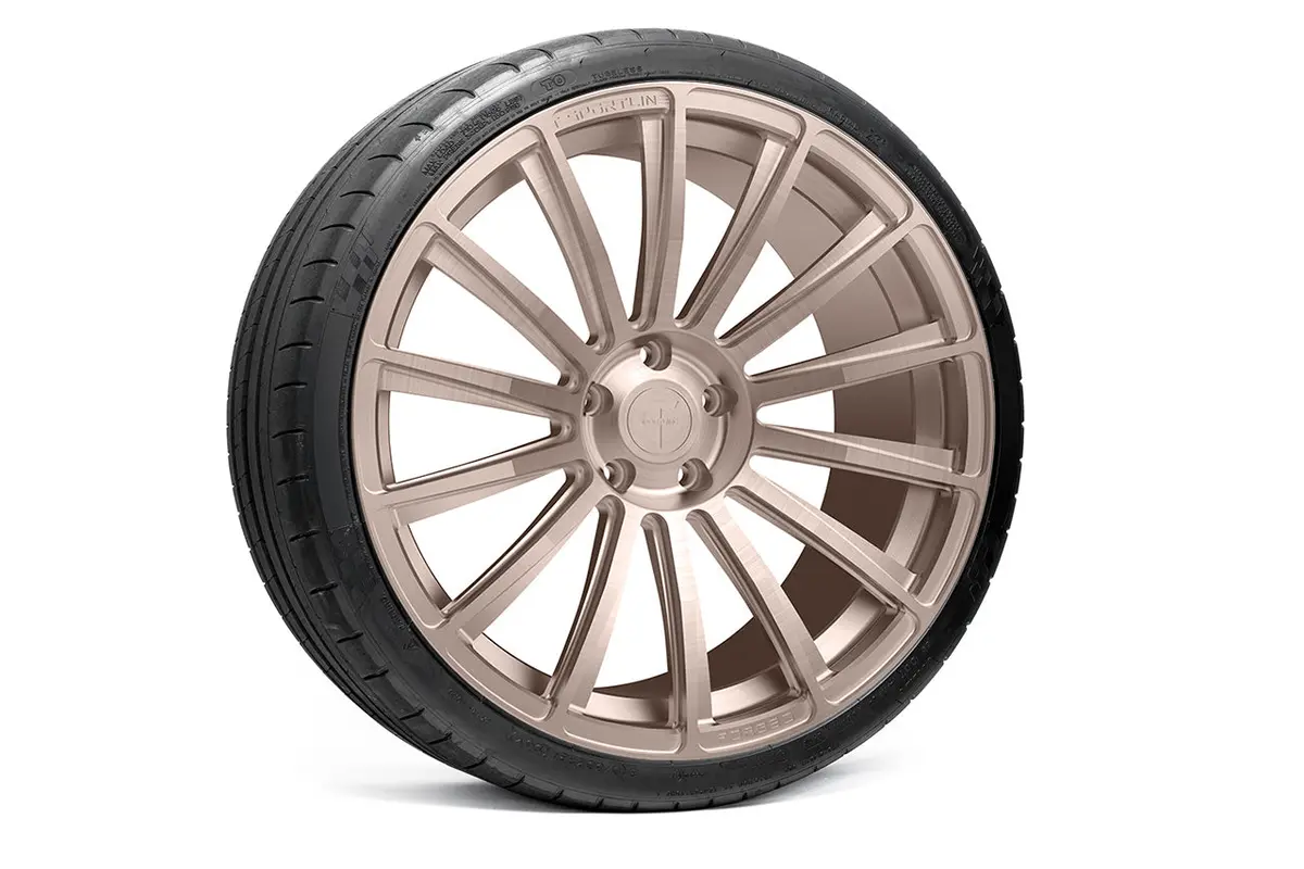 Ts114 21" Tesla Model S Long Range & Plaid Wheel And Tire Package (Set Of 4) 10