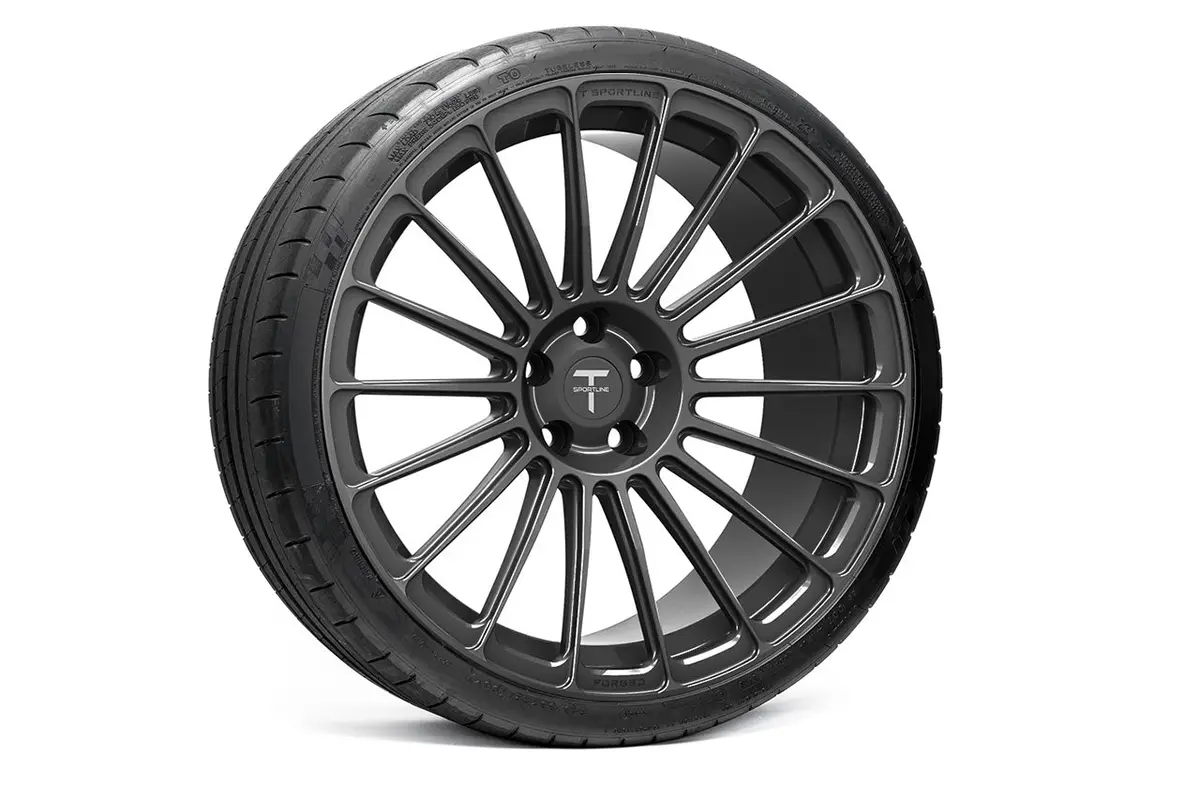 TS118 21-Inch Tesla Model S Wheel and Tire Assembly - Image 3