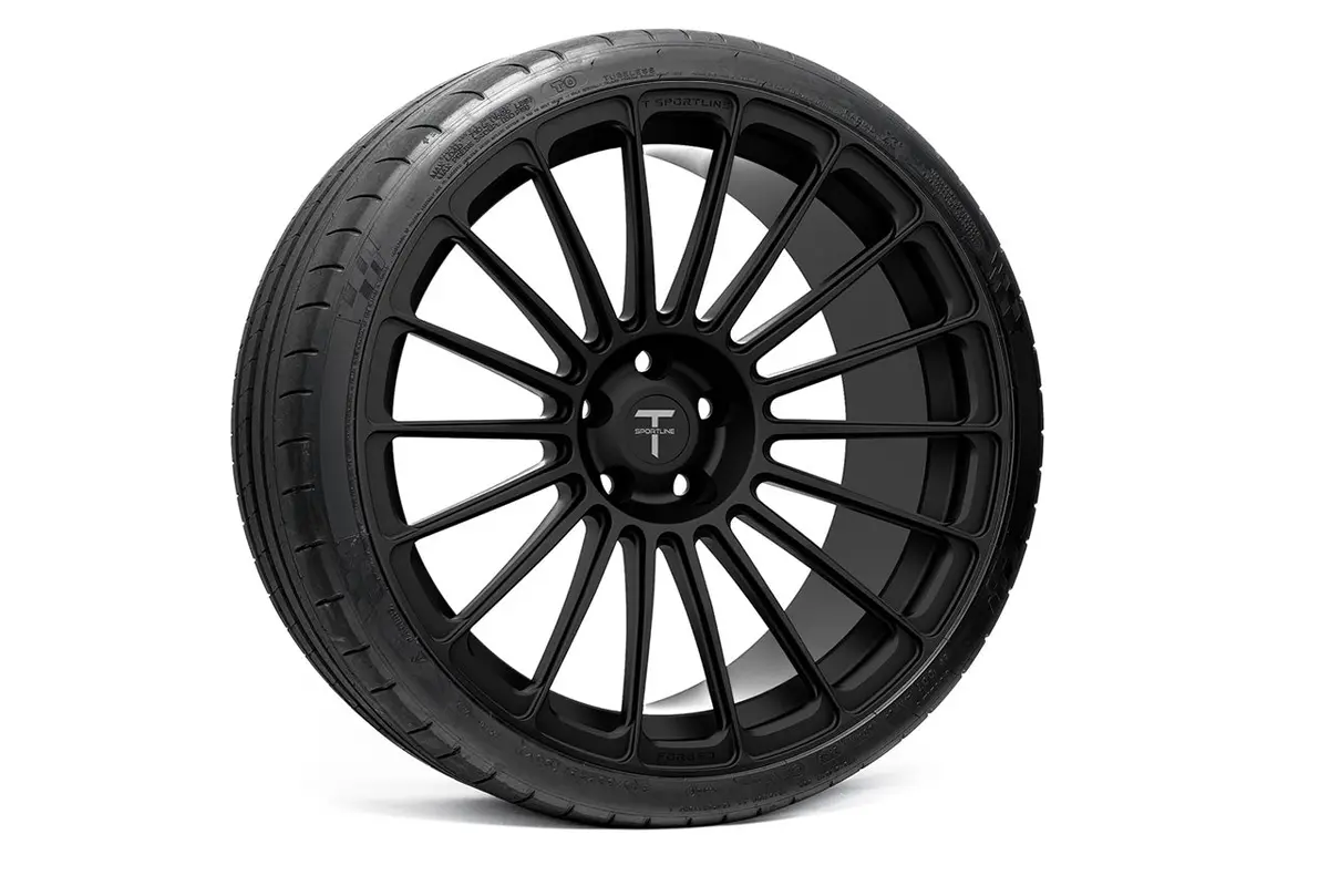 Ts118 21" Tesla Model S Replacement Wheel And Tire 1