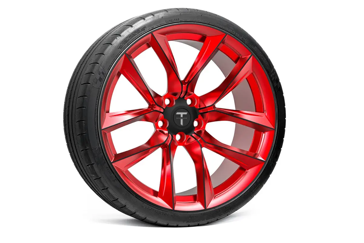 Tssf 21" Tesla Model Y Wheel And Tire Package (Set Of 4) 9