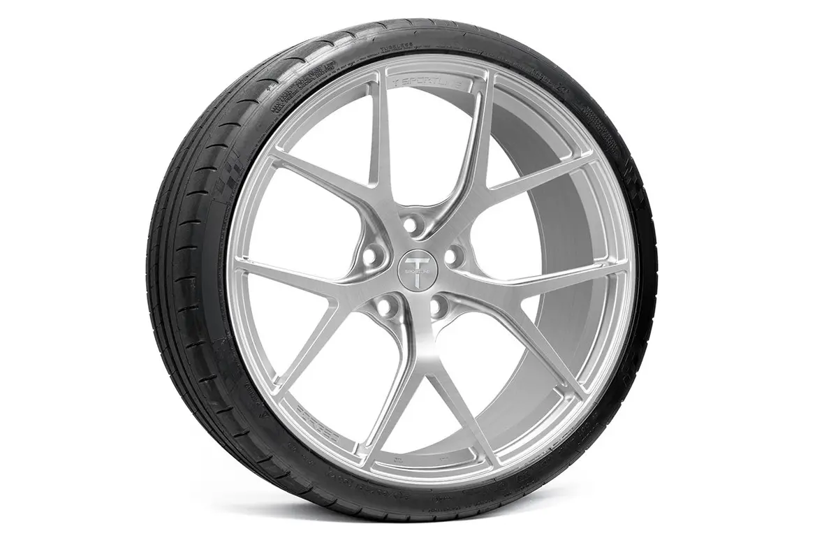 Txl115 21" Tesla Model S Fully Forged Lightweight Tesla Wheel And Tire Package (Set Of 4) 21