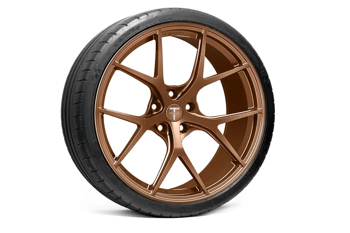 Txl115 21" Tesla Model S Plaid & Long Range Fully Forged Lightweight Tesla Wheel And Tire Package (Set Of 4) 31
