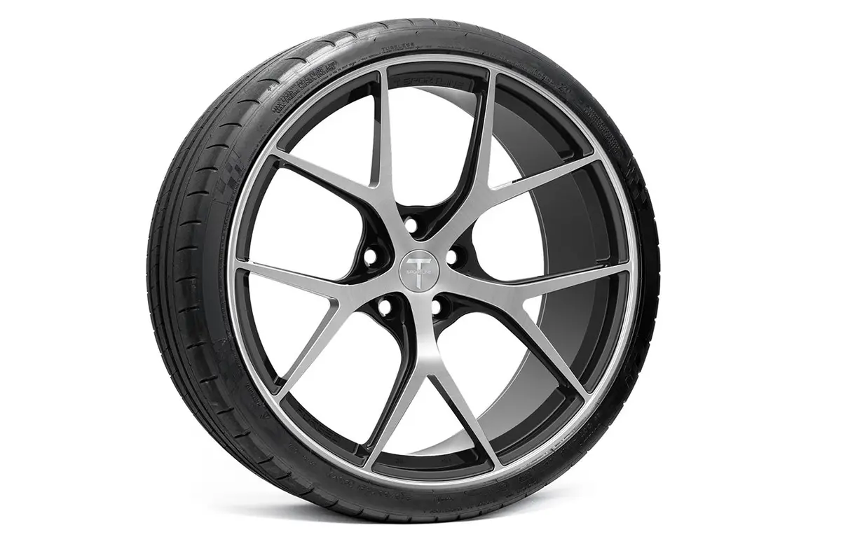 Txl115 21" Tesla Model S Fully Forged Lightweight Tesla Wheel And Tire Package (Set Of 4) 21