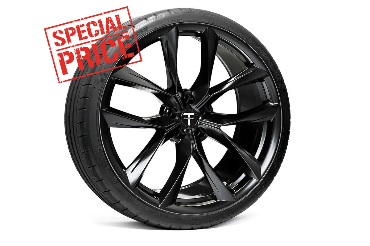 Tesla Model S Long Range & Plaid Tss 21" Wheel And Tire Package (Set Of 4) Open Box Special! 1