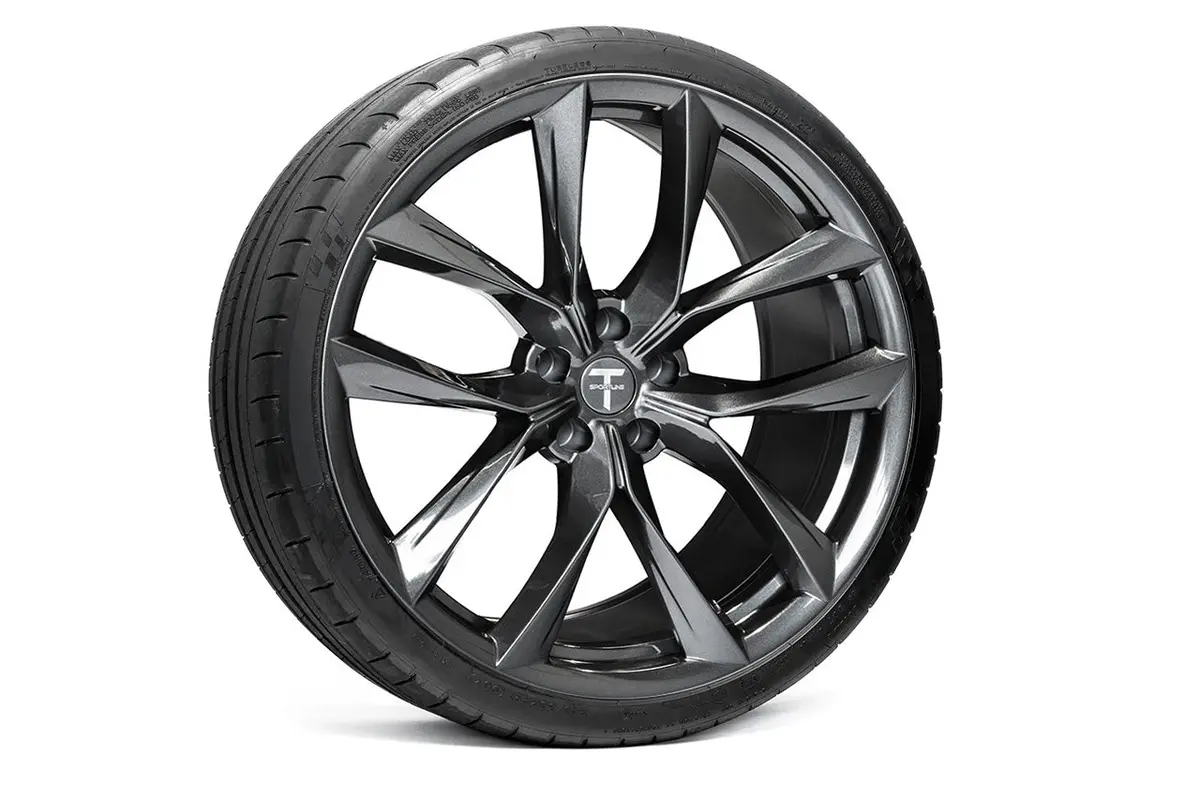 Tss 21" Tesla Model S Long Range & Plaid Wheel And Winter Tire Package (Set Of 4) 1
