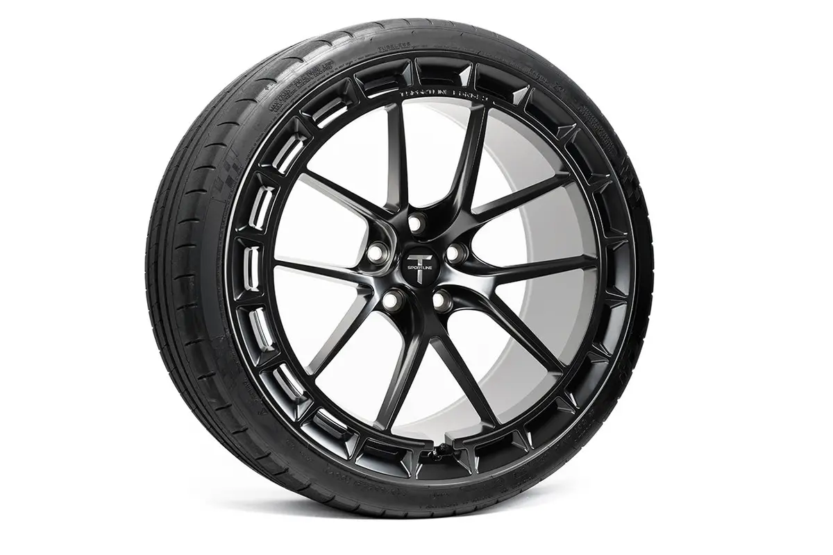 Tsw115a Superwide Aero 21" Tesla Model Y Wheel And Tire Package (Set Of 4) 1