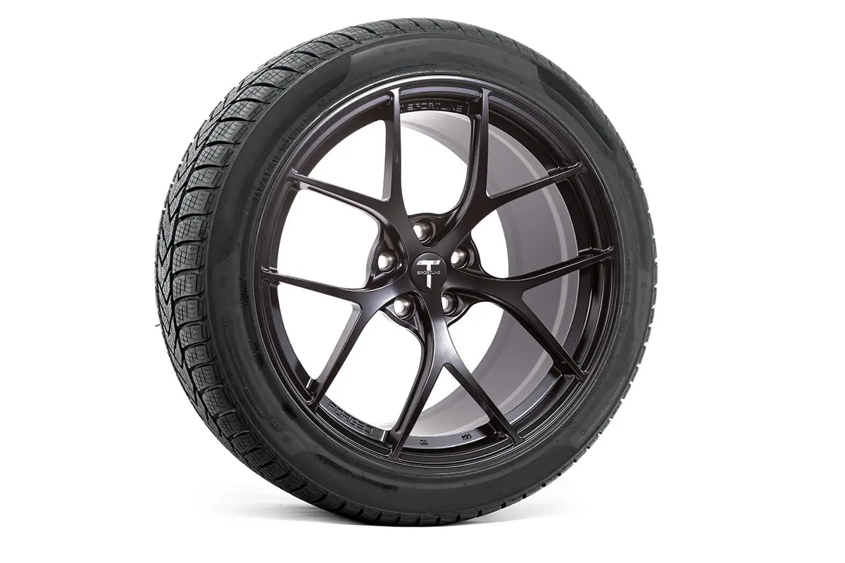 Txl115 19" Tesla Model S Long Range & Plaid Fully Forged Lightweight Tesla Wheel And Tire Package (Set Of 4) 1