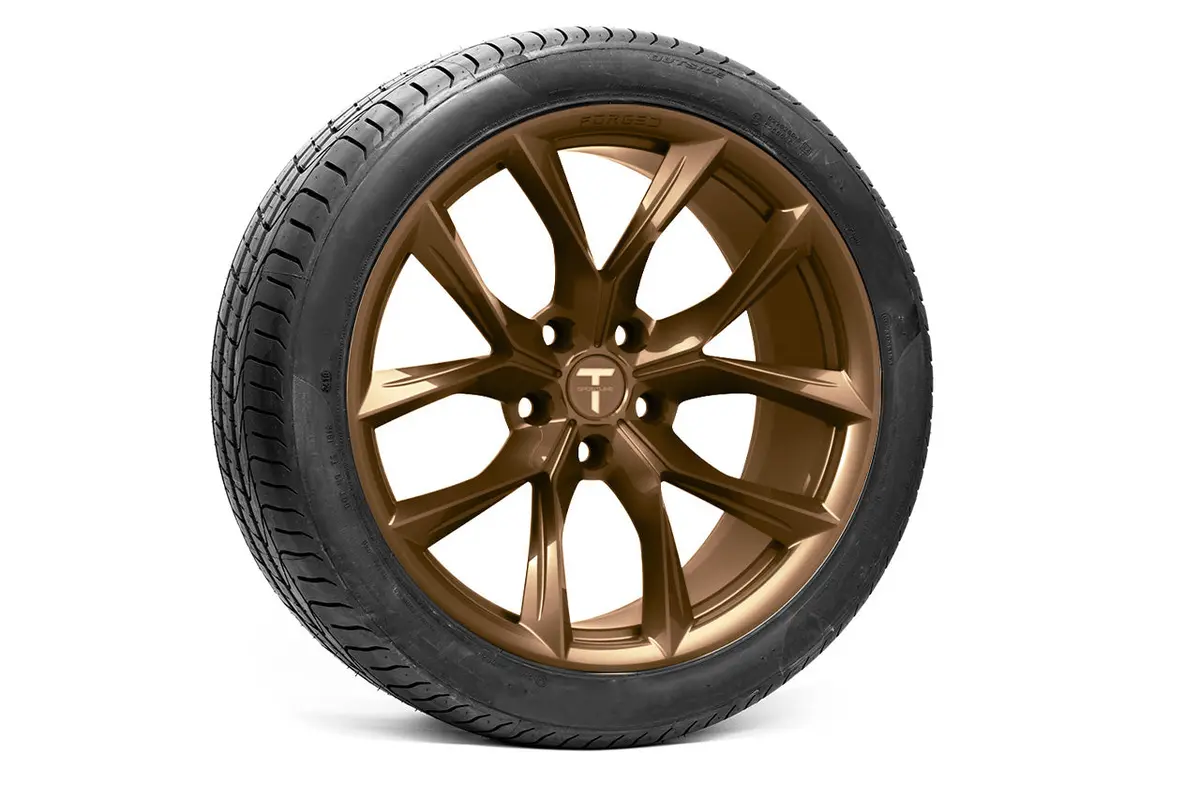 Tssf 20" Tesla Model S Long Range & Plaid Wheel And Tire Package (Set Of 4) 19