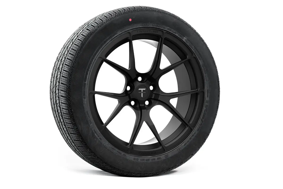 Mx115 20" Tesla Model X Long Range & Plaid Wheel And Tire Package (Set Of 4) 1