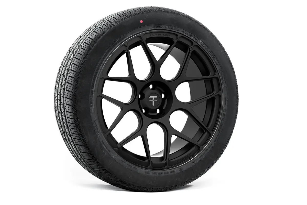 Mx117 20" Tesla Model X Long Range & Plaid Wheel And Tire Package (Set Of 4) 1