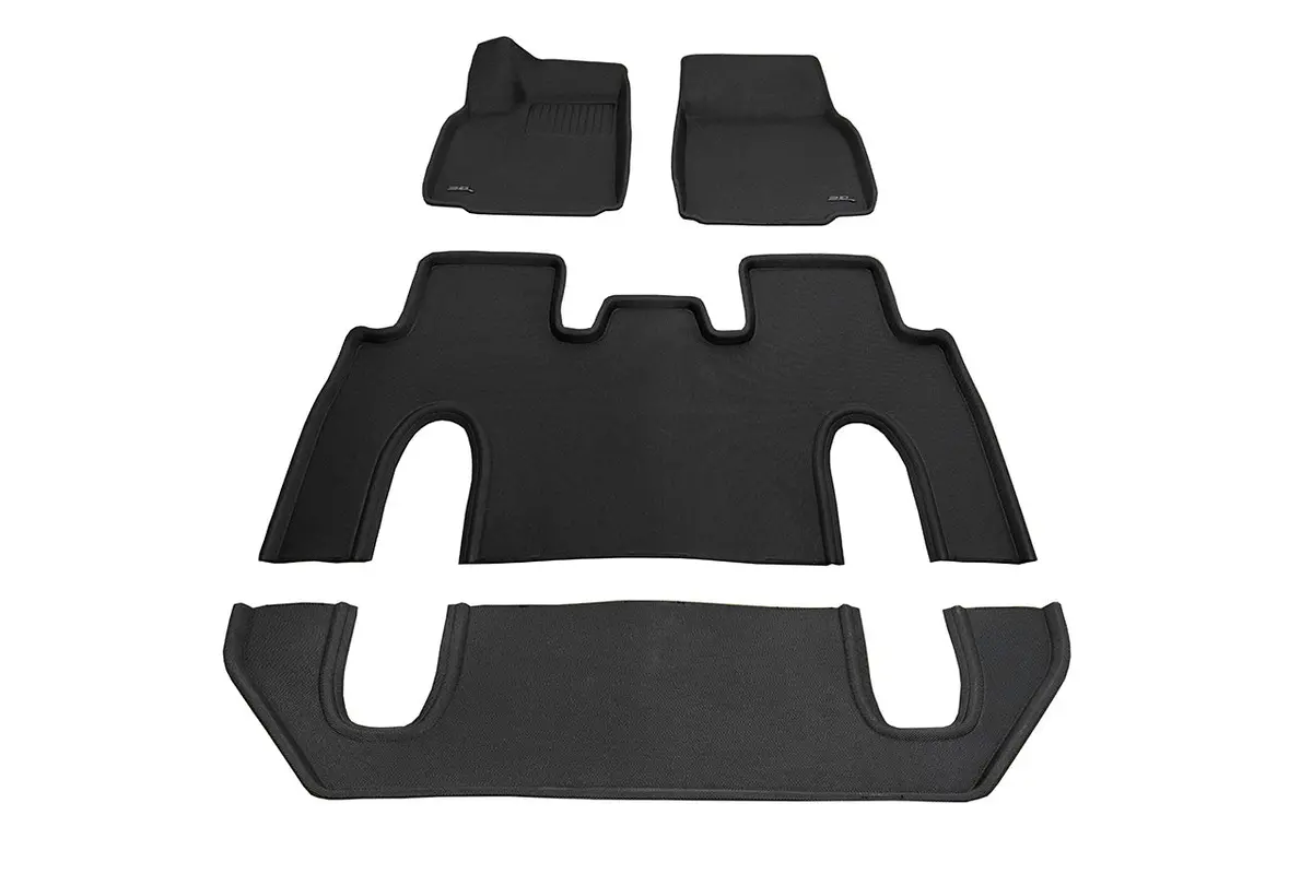 Tesla Model X 2021+ Refresh Plaid / Long Range Maxpider 3D Kagu All-Weather Custom Fit Floor Liner Mats (Set Of 4) 1