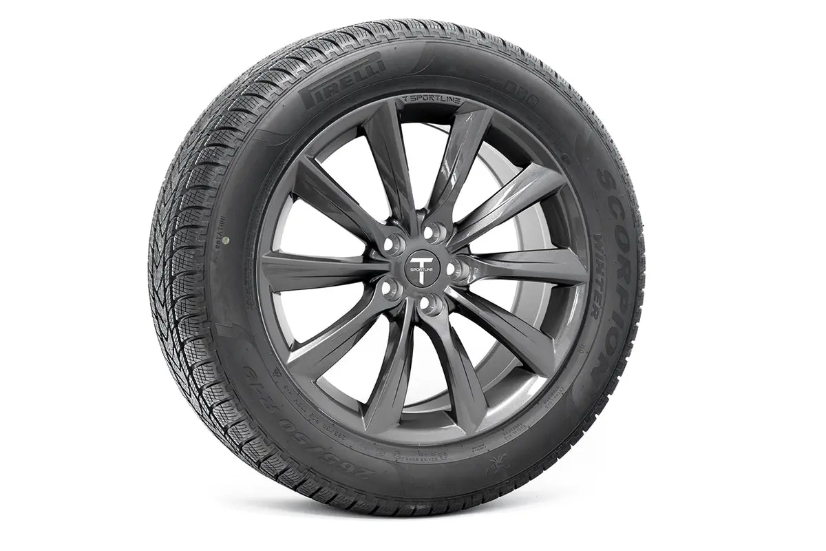 Tst 19" Tesla Model X Replacement Wheel And Tire 1