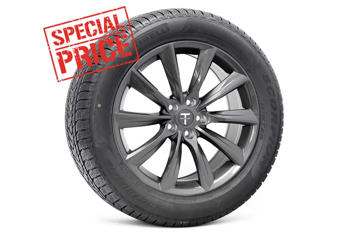 Tesla Model X Tst 19" Wheel And Tire Package (Set Of 4) Overstock Blowout Special! 1