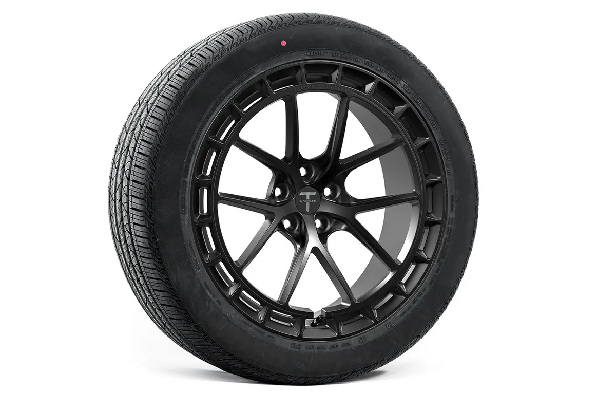 Tsw115a 20" Tesla Model X Long Range & Plaid Fully Forged Lightweight Tesla Wheel And Tire Package (Set Of 4) 1