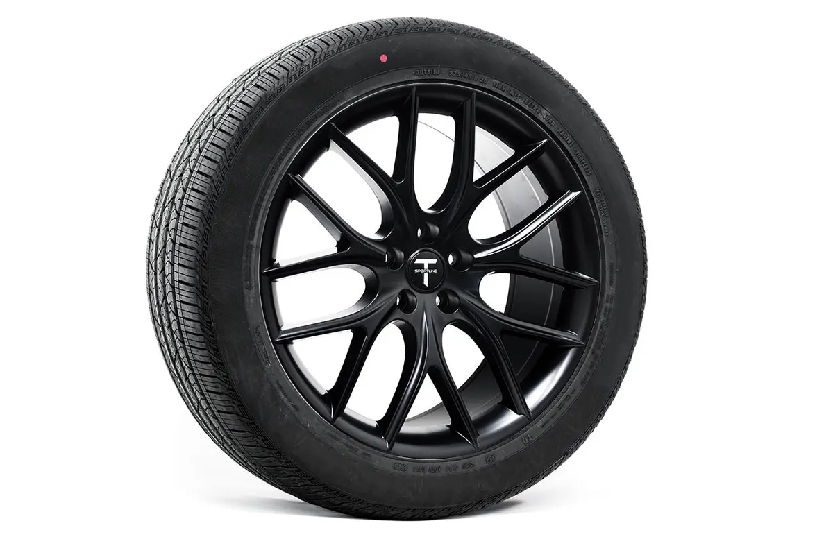 Tsr 20" Tesla Model X Long Range & Plaid Replacement Wheel And Tire 1