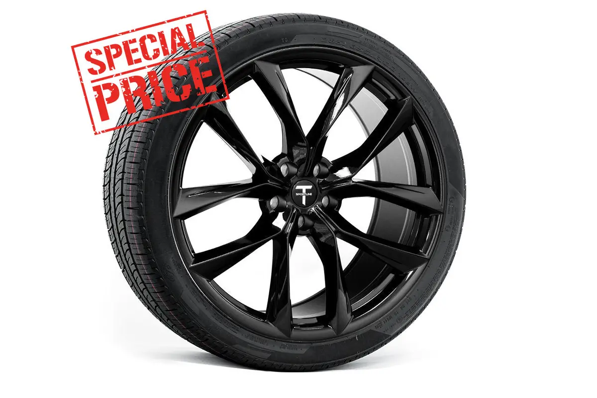 Tesla Model X Super Saver 22" Tss Wheel And Advanta Hpz-02 High Performance All Season Tire Package (Set Of 4) 1