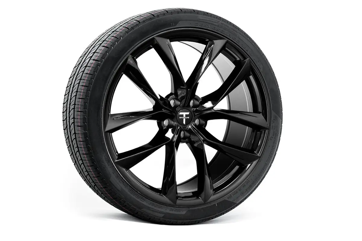 Tss 22" Tesla Model X Long Range & Plaid Replacement Wheel And Tire 2