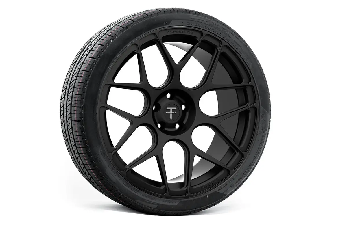 Mx117 22" Tesla Model X Replacement Wheel And Tire 1