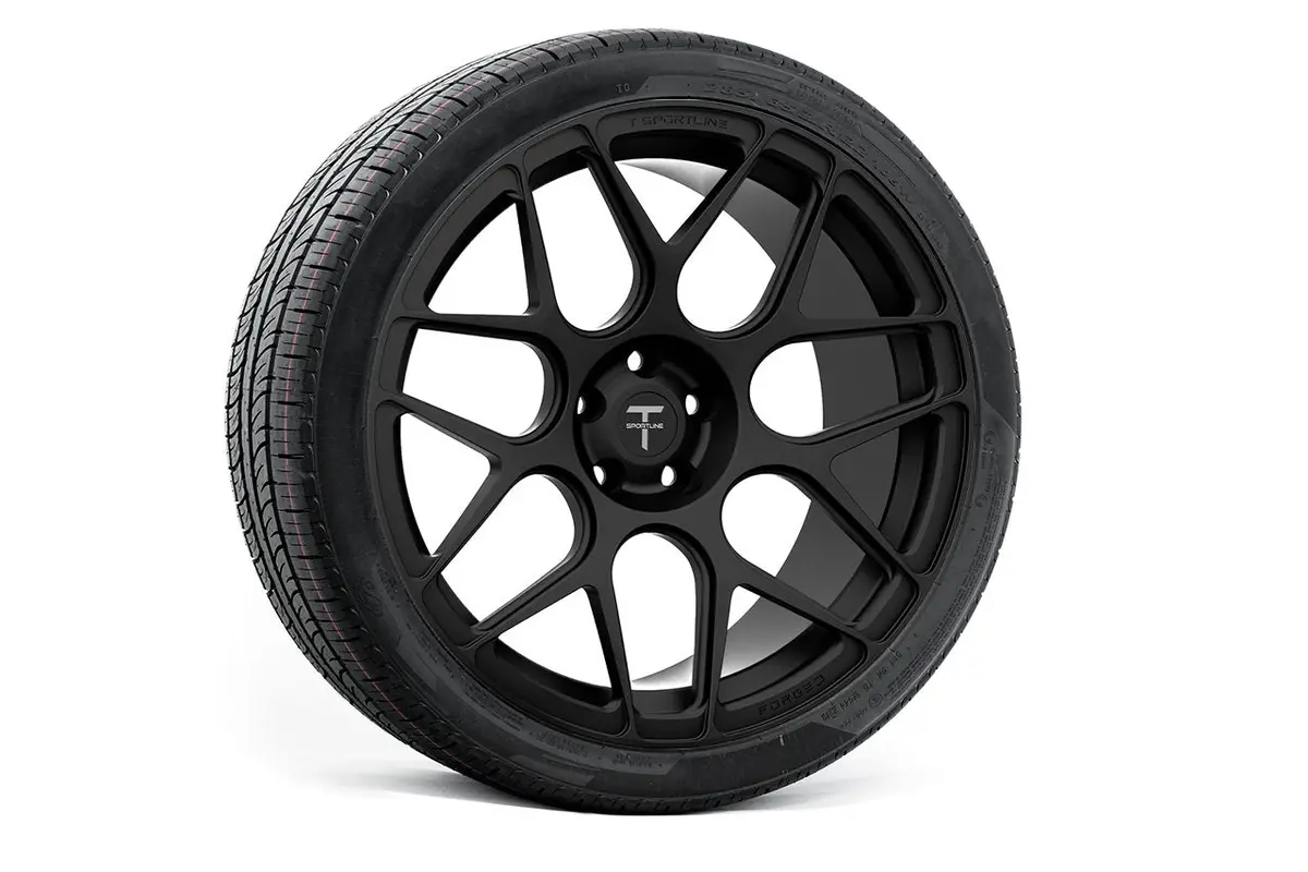 Mx117 21" Tesla Model X Long Range & Plaid Wheel And Tire Package (Set Of 4) 1