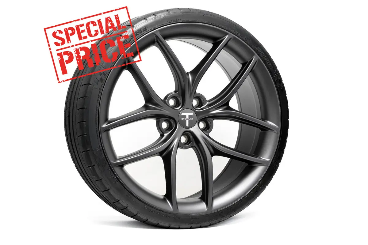 Tesla Model Y Ts5 21" Wheel And Tire Package (Set Of 4) Overstock Blowout Special! 1