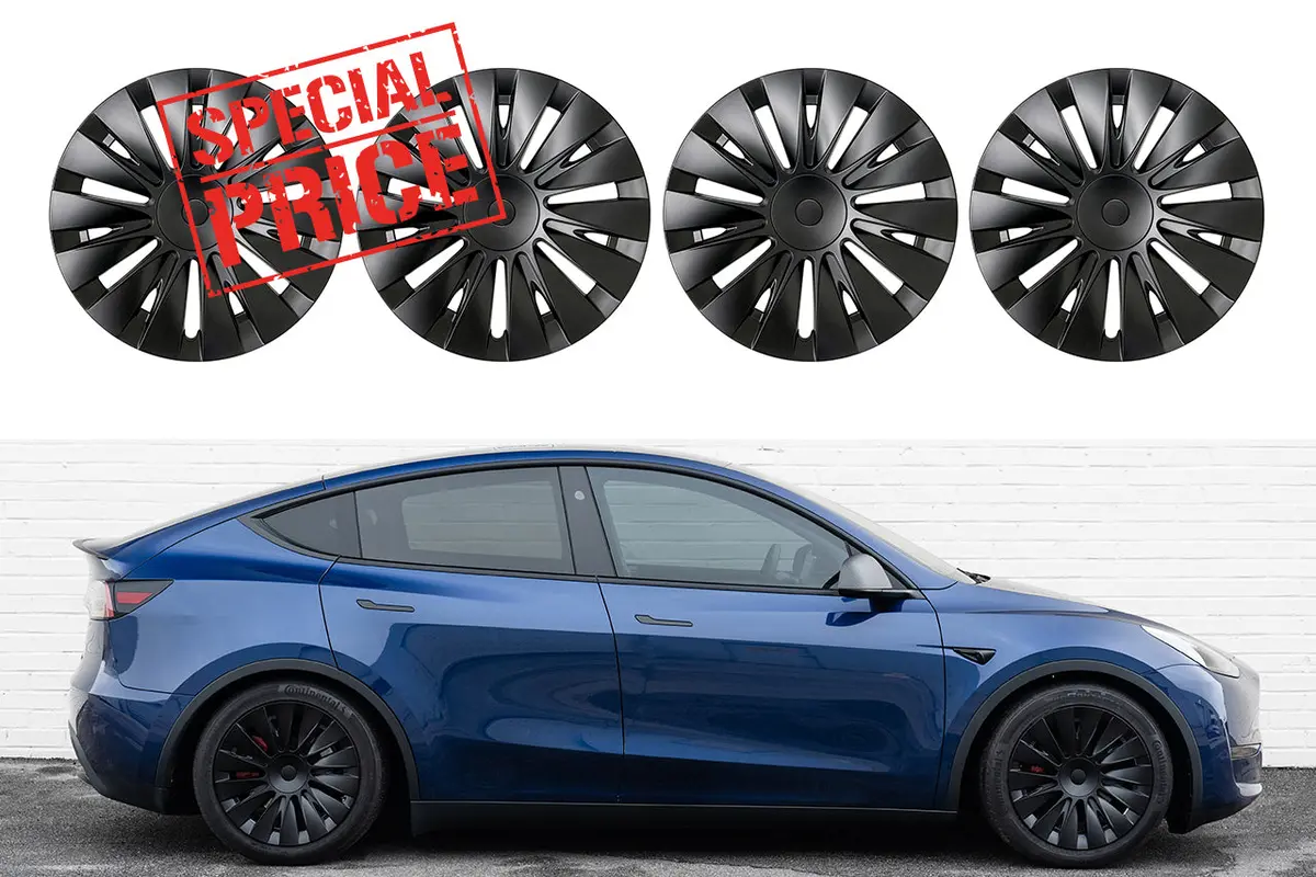 Tesla Model Y Tsy14i Induction Styled Aero Wheel Cover For 19" Factory Tesla Wheel Open Box Special! 1