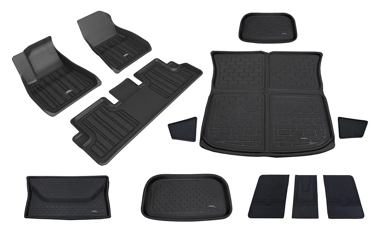 Tesla Model Y Maxpider 3D Elitect All-Weather Custom Fit Floor Liner Mats (Set Of 3) 5