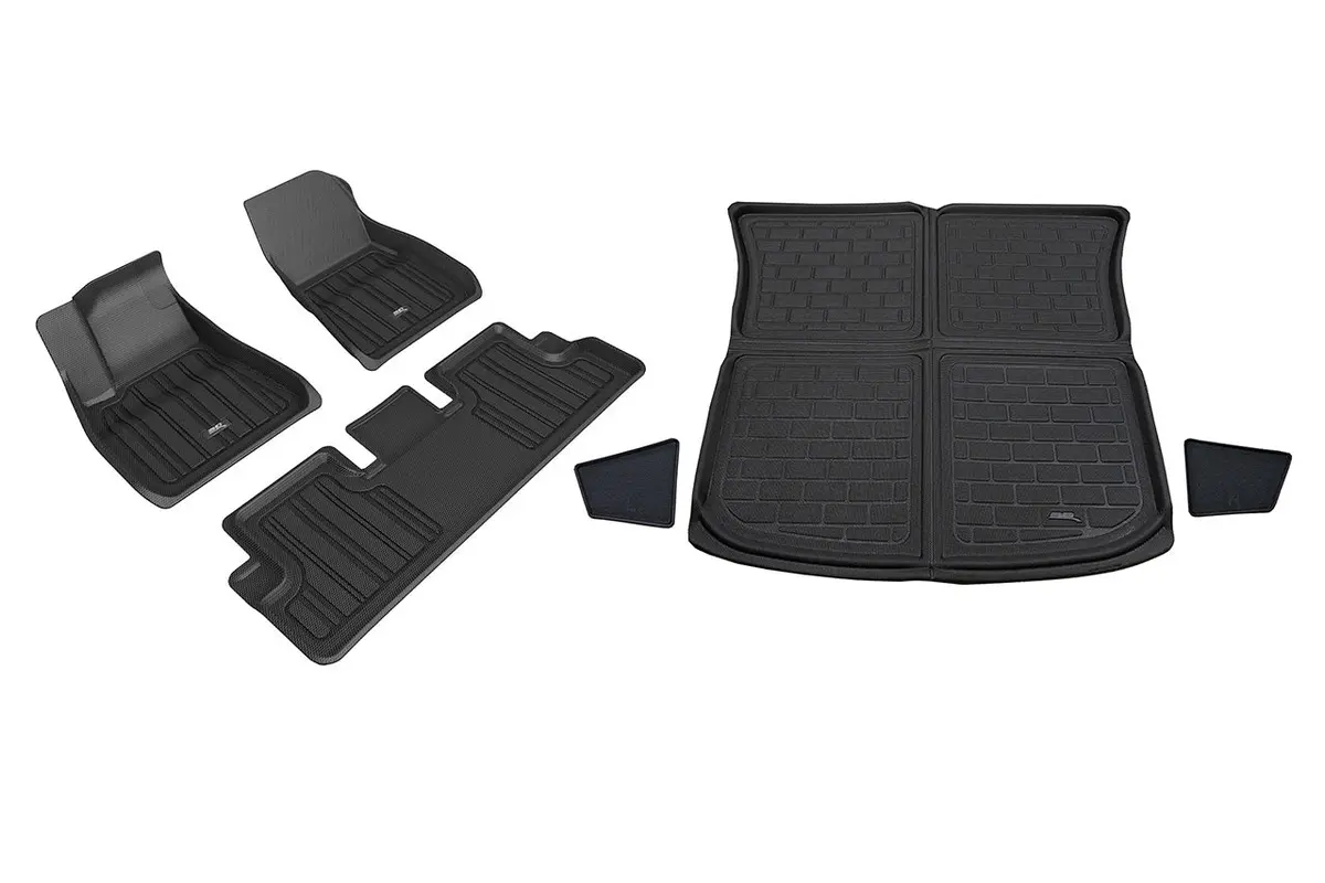 Tesla Model Y Maxpider 3D Elitect All-Weather Custom Fit Floor Liner Mats (Set Of 3) 2