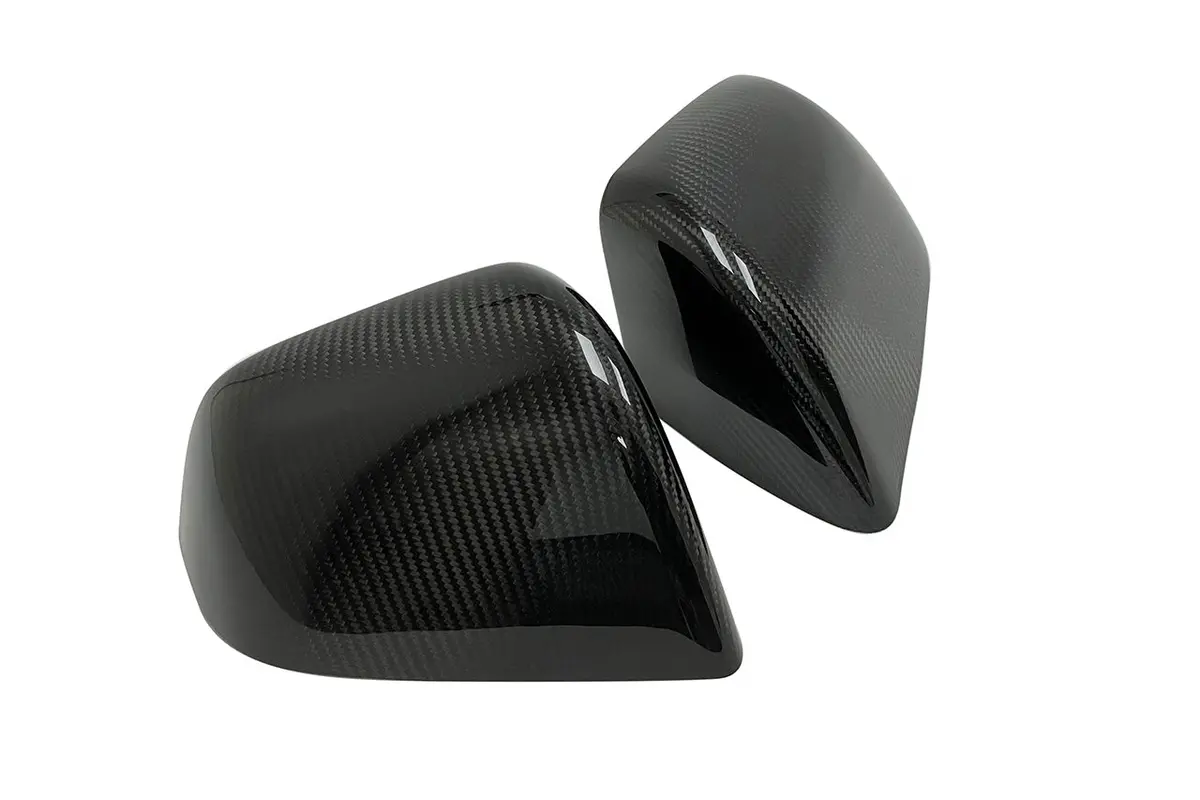 Tesla Model Y Precision Carbon Fiber Side Mirror Caps (Set Of 2 Covers) 1
