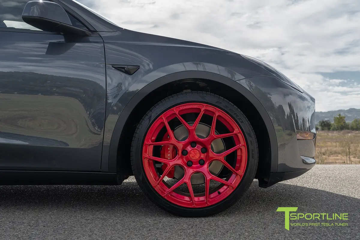 Ty117 21" Tesla Model Y Wheel And Tire Package (Set Of 4) 53