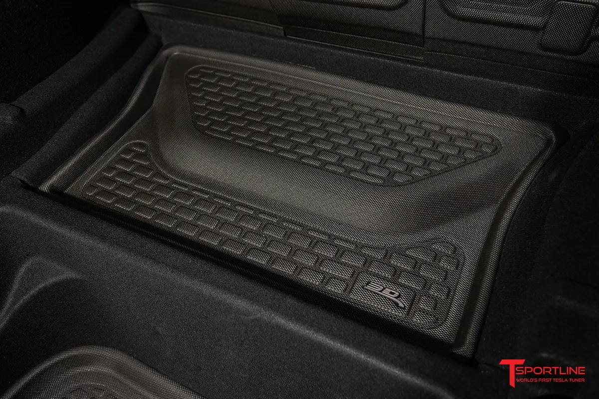 Tesla Model Y Maxpider 3D Elitect All-Weather Custom Fit Floor Liner Mats (Set Of 3) 11