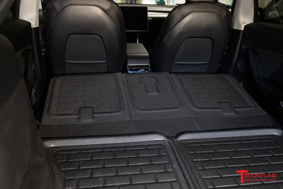 Tesla Model Y Maxpider 3D Elitect All-Weather Custom Fit Floor Liner Mats (Set Of 3) 8