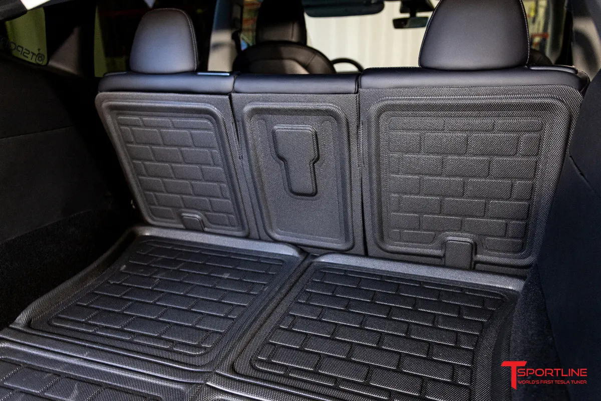 Tesla Model Y Maxpider 3D Elitect All-Weather Custom Fit Floor Liner Mats (Set Of 3) 7