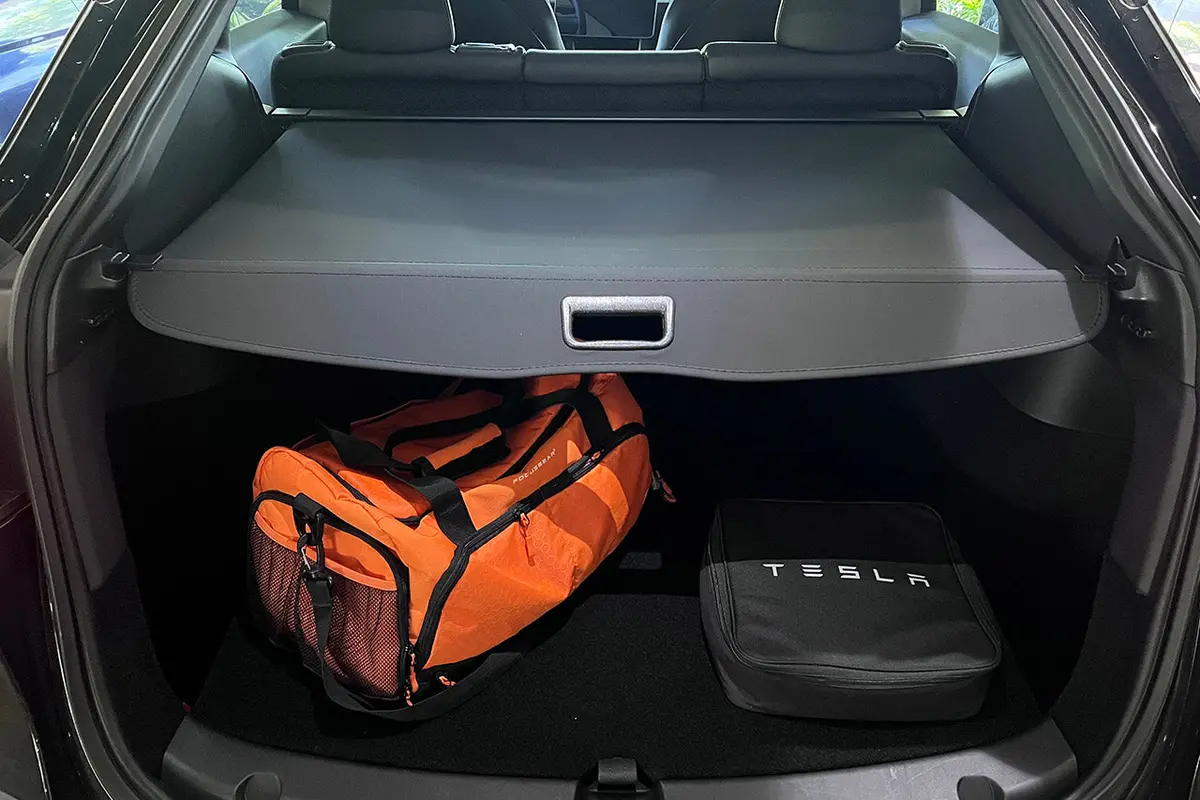 Tesla Model Y Trunk Retractable Cargo Privacy Cover 1