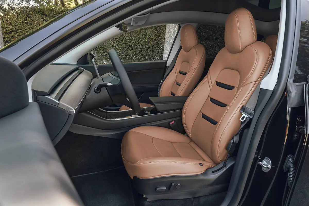Tesla Model Y 5 Seat Interior Upgrade Kit - Insignia Design - Perforated 31