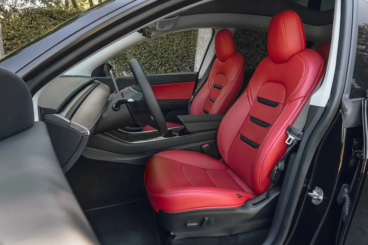Tesla Model Y 5 Seat Interior Upgrade Kit - Insignia Design - Perforated 17
