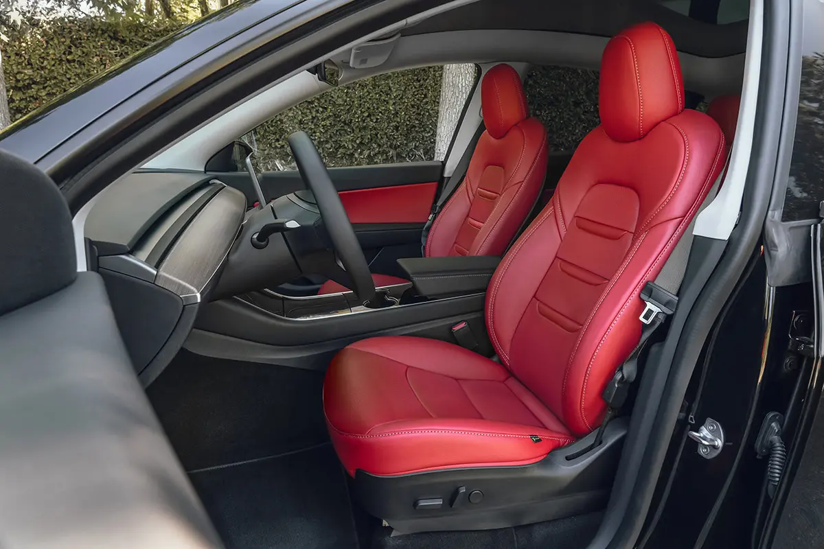 Tesla Model Y 5 Seat Interior Upgrade Kit - Insignia Design - Perforated 15