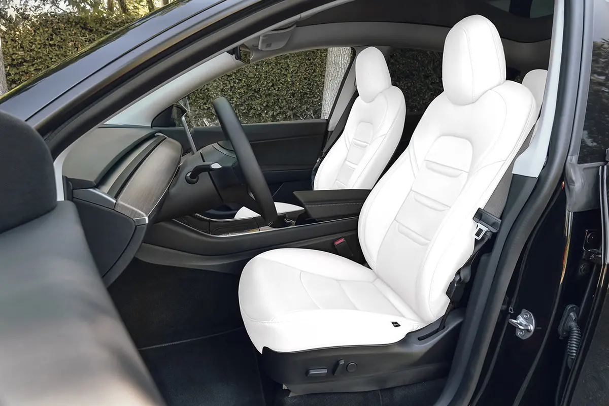 Tesla Model Y 5 Seat Interior Upgrade Kit - Insignia Design - Perforated 2