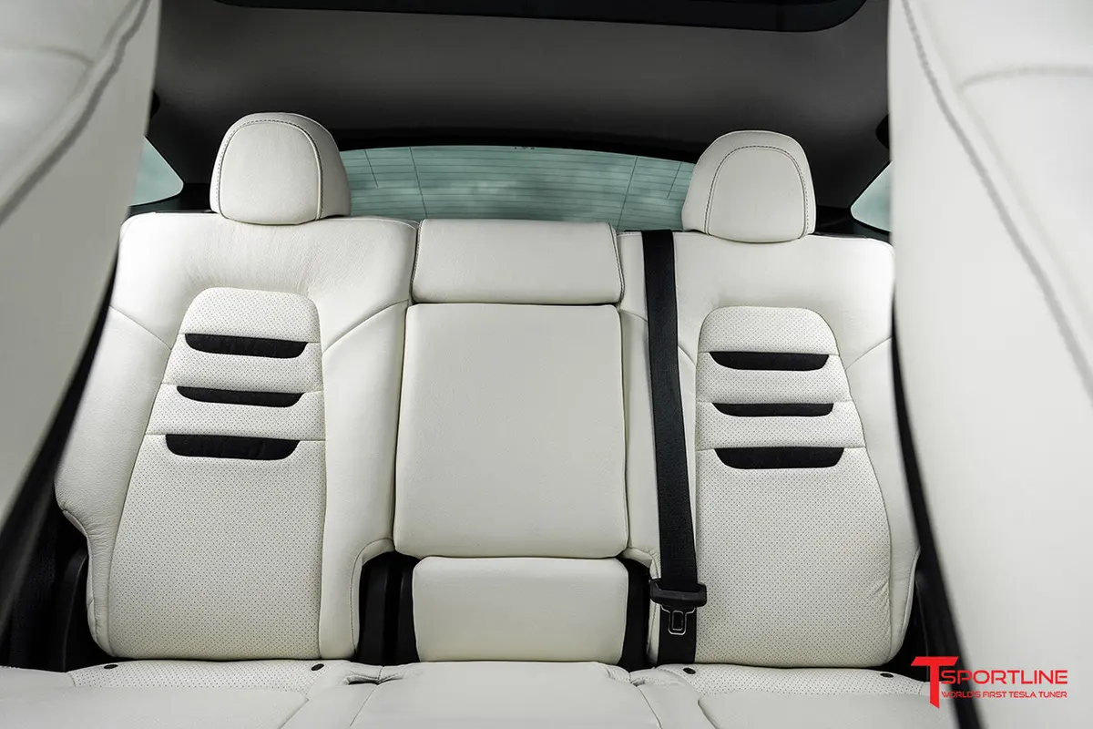 Tesla Model Y 5 Seat Interior Upgrade Kit - Insignia Design - Perforated 43