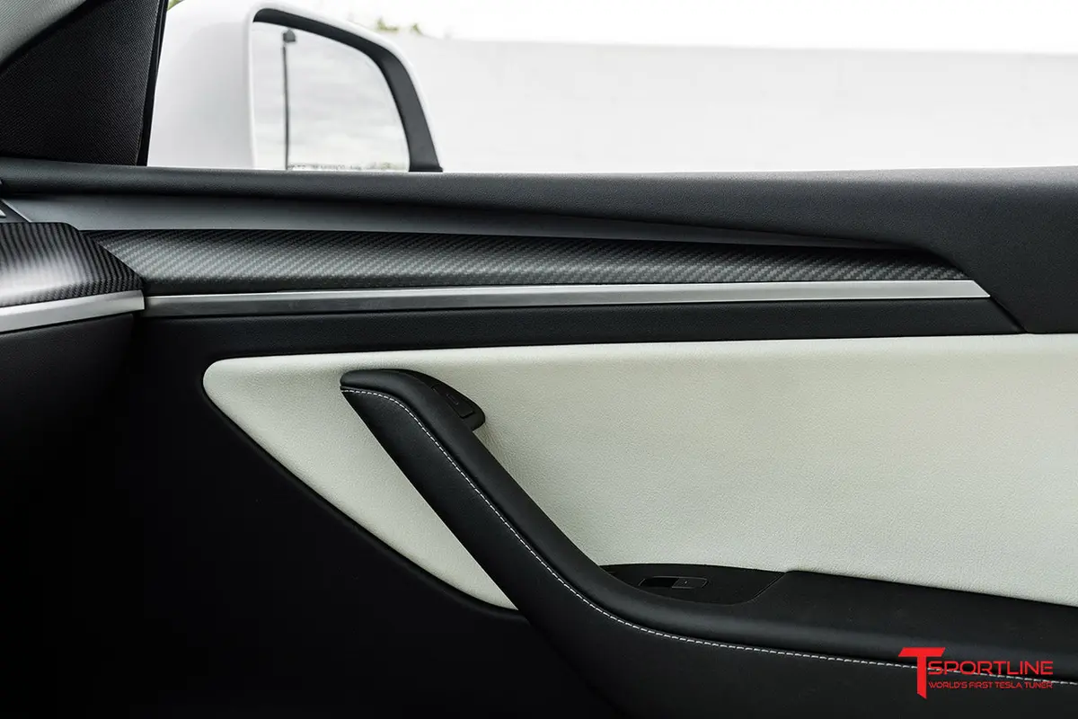 Tesla Model Y 5 Seat Interior Upgrade Kit - Insignia Design - Perforated 41