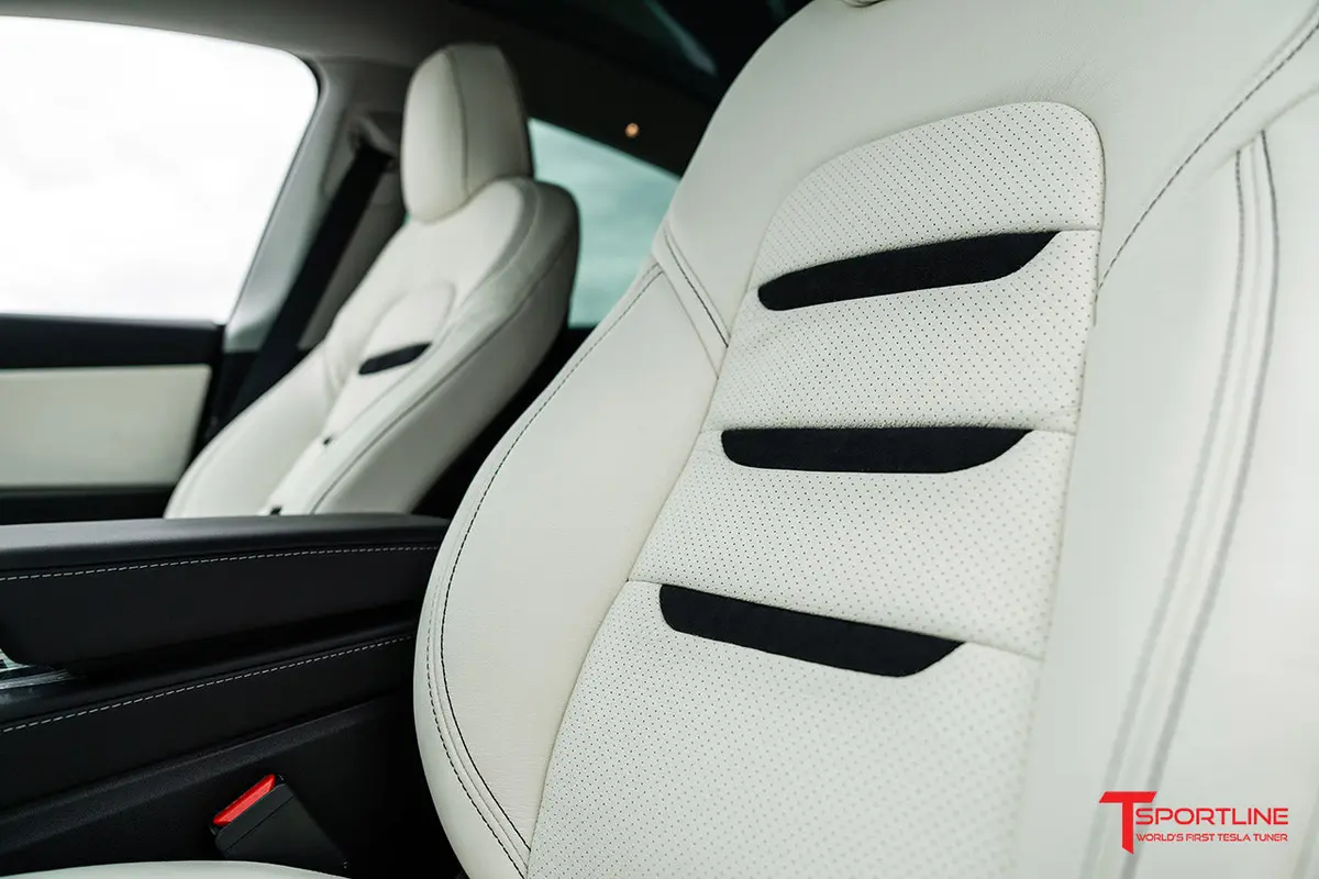 Tesla Model Y 5 Seat Interior Upgrade Kit - Insignia Design - Perforated 39