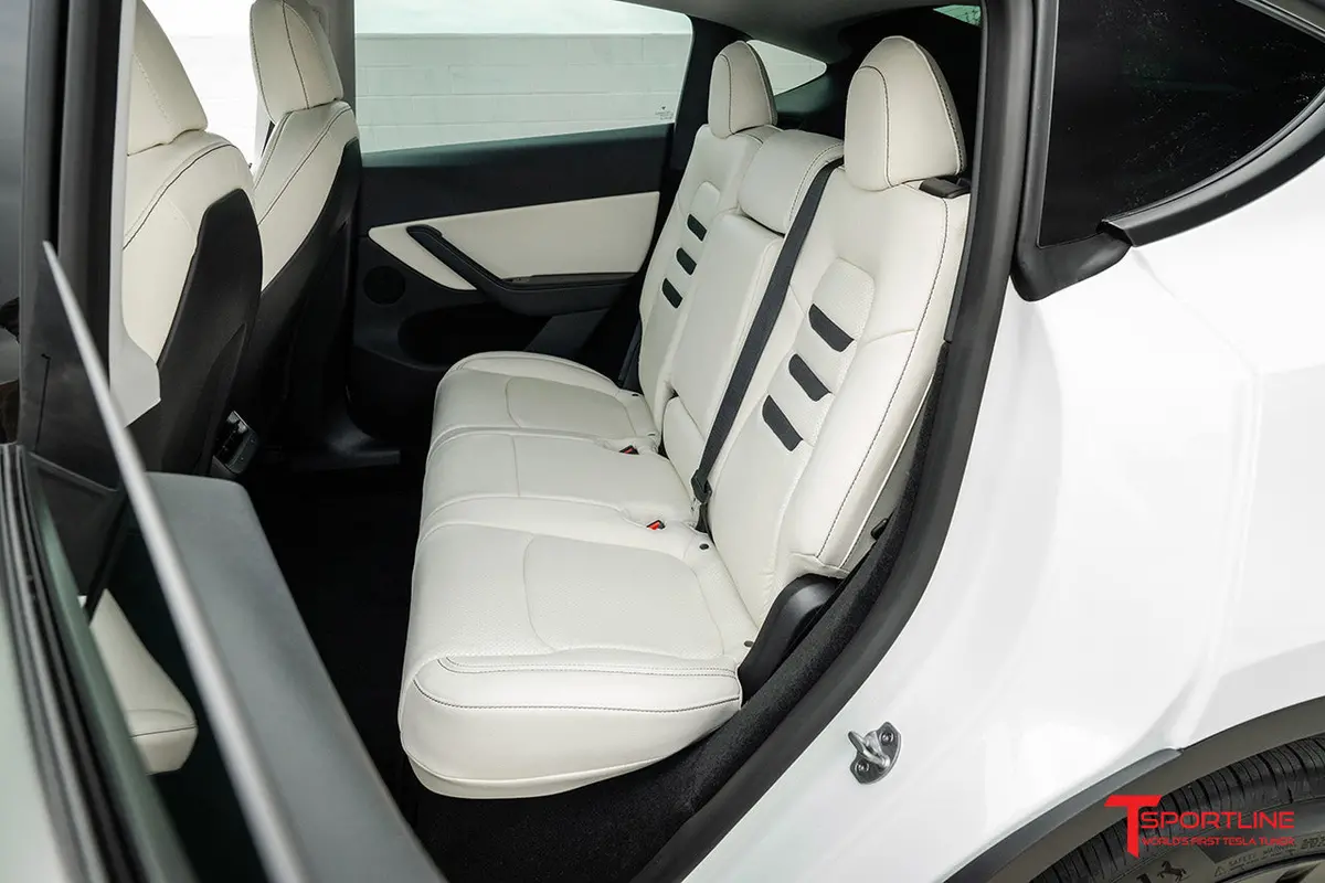Tesla Model Y 5 Seat Interior Upgrade Kit - Insignia Design - Perforated 42