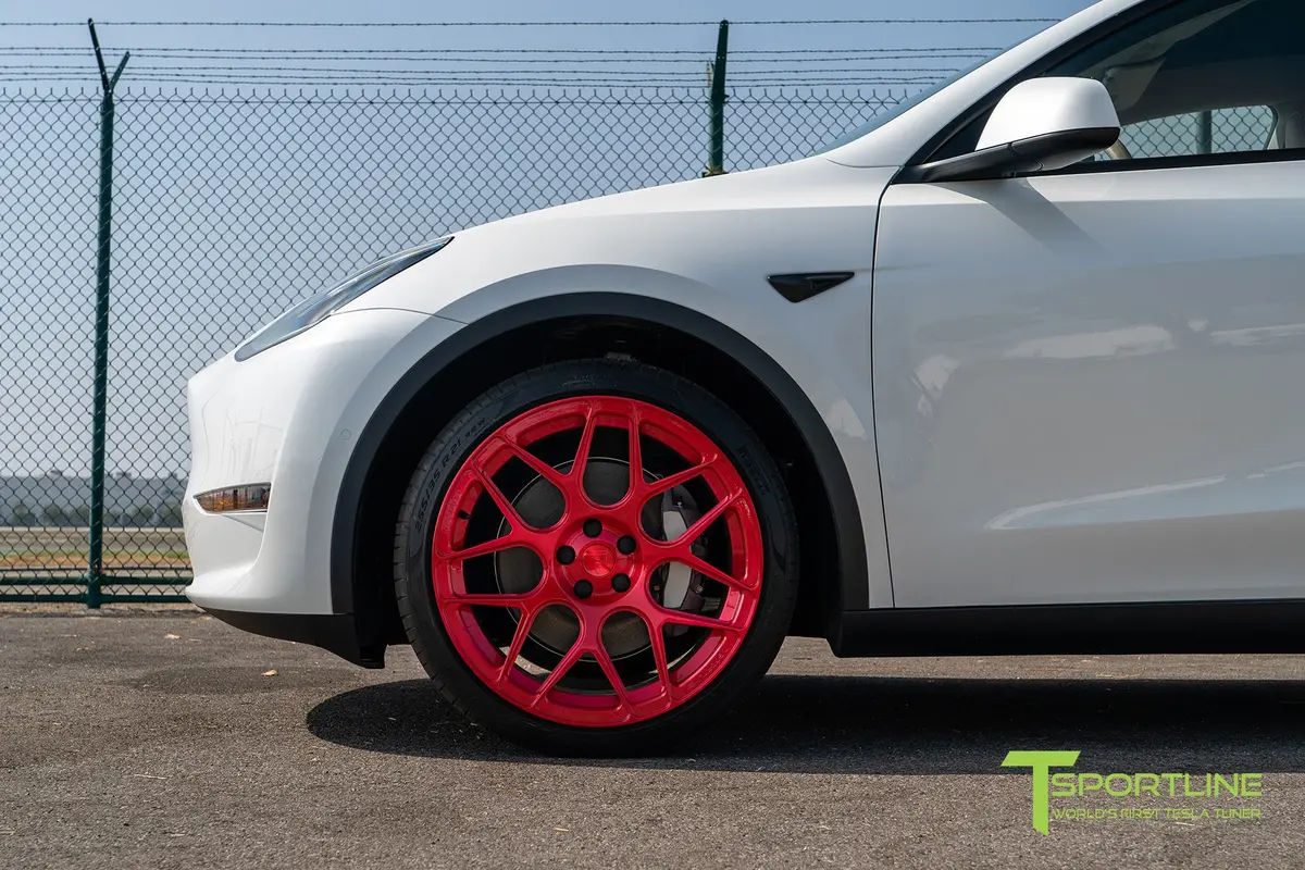 Ty117 21" Tesla Model Y Wheel And Tire Package (Set Of 4) 25